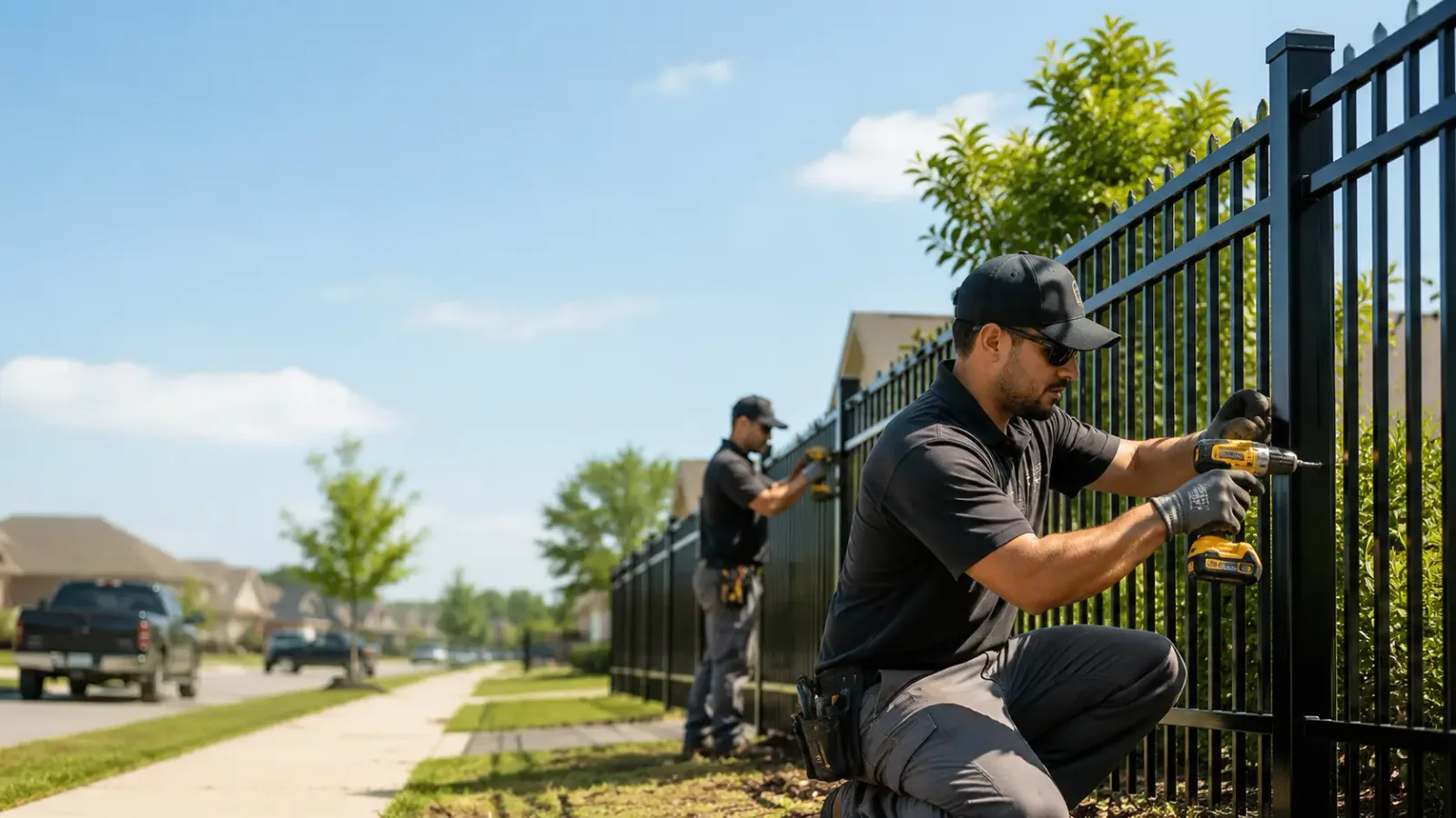 Metal Fence Installation in Marathon, TX